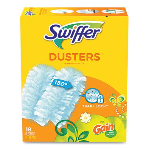 Dusters Refill, Dust Lock Fiber, Blue, Gain Original Scent, 18/Pack. Picture 2