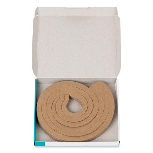 Paper Spiral Cushion Fill, Brown Kraft, 1 cu ft, 3 Spirals/Pack, 6 Packs. Picture 2