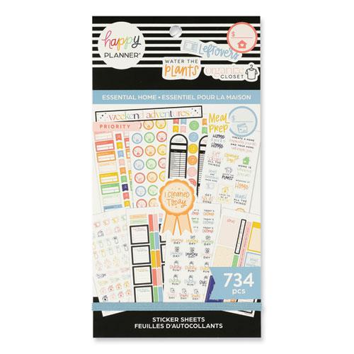 Essentials Home Classic Stickers, Productivity Theme, 734 Stickers. Picture 1