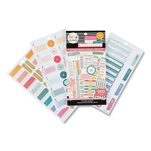 Essentials Tracker & Checklist Classic Stickers, Productivity Theme, 990/Pack. Picture 4