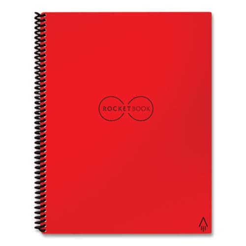 Core Smart Notebook, Dotted Rule, Red Cover, (16) 11 x 8.5 Sheets. Picture 1