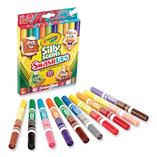 Silly Scents Smash Up Dual Ended Markers, Broad Tip, Assorted, 10/Pack. Picture 4