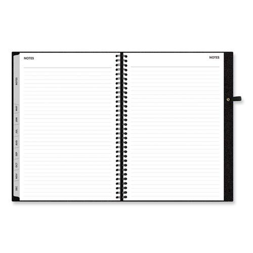Aligned Weekly/Monthly Notes Planner, 8 x 5, Black Cover, 12-Month (Jan to Dec): 2024. Picture 2
