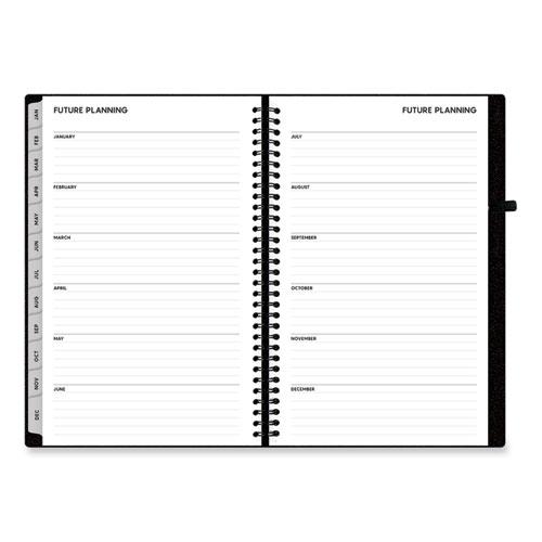 Aligned Weekly/Monthly Planner, 8 x 5, Black Cover, 12-Month (Jan to Dec): 2024. Picture 8