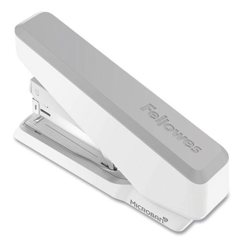 LX870™ EasyPress™ Stapler, 40-Sheet Capacity, Gray/White. Picture 3