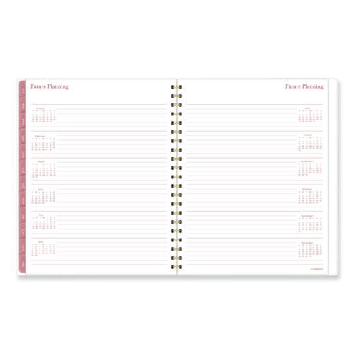 Thicket Weekly/Monthly Planner, Floral Artwork, 11 x 9.25, Gray/Rose/Peach Cover, 12-Month (Jan to Dec): 2024. Picture 2