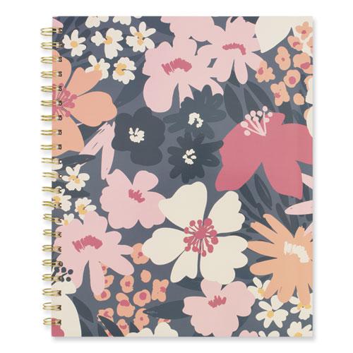 Thicket Weekly/Monthly Planner, Floral Artwork, 11 x 9.25, Gray/Rose/Peach Cover, 12-Month (Jan to Dec): 2024. Picture 3