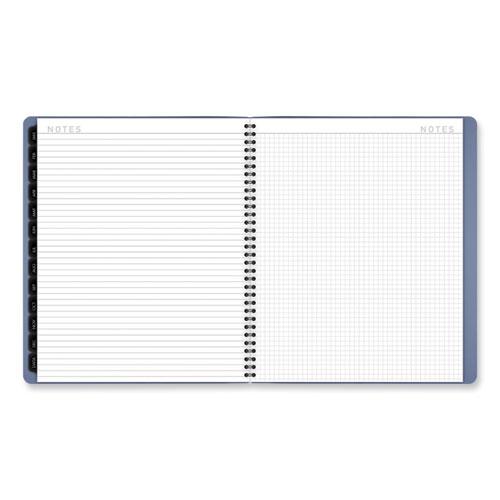 Contemporary Monthly Planner, 11.38 x 9.63, Blue Cover, 12-Month (Jan to Dec): 2024. Picture 8