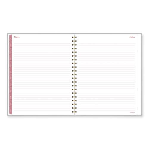Thicket Weekly/Monthly Planner, Floral Artwork, 11 x 9.25, Gray/Rose/Peach Cover, 12-Month (Jan to Dec): 2024. Picture 5