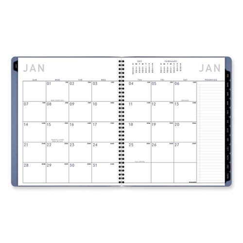 Contemporary Monthly Planner, 11.38 x 9.63, Blue Cover, 12-Month (Jan to Dec): 2024. Picture 9
