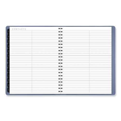 Contemporary Weekly/Monthly Planner, 11.38 x 9, Slate Blue Cover, 12-Month (Jan to Dec): 2024. Picture 9