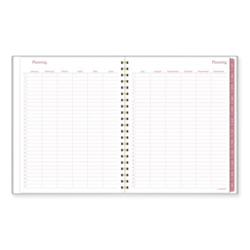 Thicket Weekly/Monthly Planner, Floral Artwork, 11 x 9.25, Gray/Rose/Peach Cover, 12-Month (Jan to Dec): 2024. Picture 7