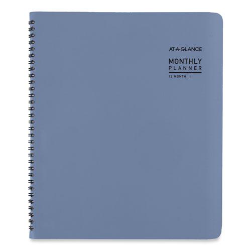 Contemporary Monthly Planner, 11.38 x 9.63, Blue Cover, 12-Month (Jan to Dec): 2024. Picture 10