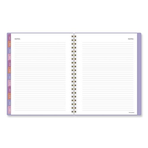 Badge Geo Weekly/Monthly Planner, Geometric Artwork, 11 x 9.25, Purple/White/Gold Cover, 13-Month (Jan to Jan): 2024 to 2025. Picture 10