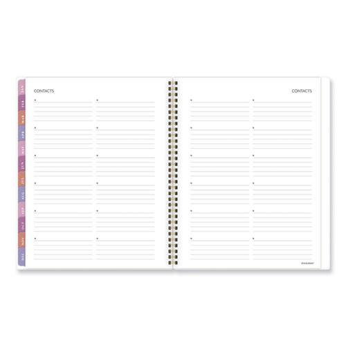 Badge Floral Weekly/Monthly Planner, Floral Artwork, 11 x 9.2, White/Multicolor Cover, 13-Month (Jan to Jan): 2024 to 2025. Picture 10