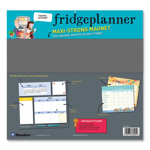 Fridge Planner Magnetized Weekly Calendar with Pads + Pencil, 12 x 12.5, White/Yellow Sheets, 16-Month (Sept-Dec): 2024-2025. Picture 5