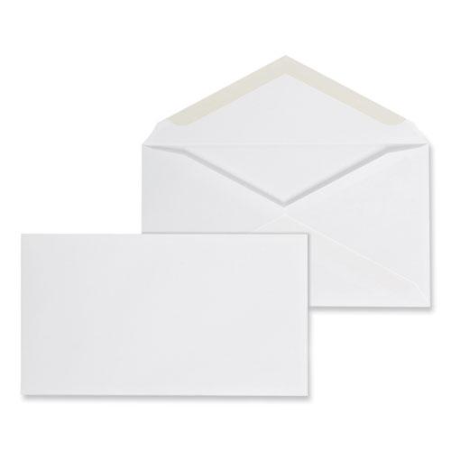 Open-End Business Envelope, #6 3/4, Square Flap, Gummed Closure, 3.06 x 6.6, White, 125/Box. Picture 1