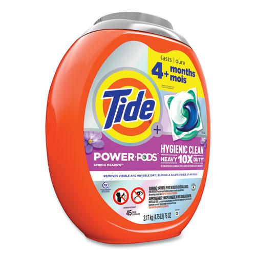 Hygienic Clean Heavy 10x Duty Power Pods, Fresh Meadow Scent, 76 oz Tub, 45 Pods, 4/Carton. Picture 2