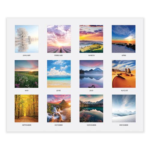 Earthscapes Scenic Desk Pad Calendar, Scenic Photos, 22 x 17, White Sheets, Black Binding/Corners,12-Month (Jan-Dec): 2024. Picture 3