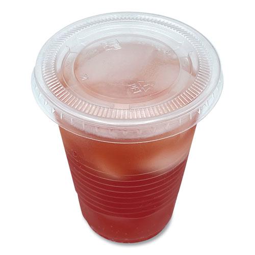 Souffle/Portion Cup Lids, Fits 3.25 oz to 5.5 oz Portion Cups, Clear, 2,500/Pack. Picture 4