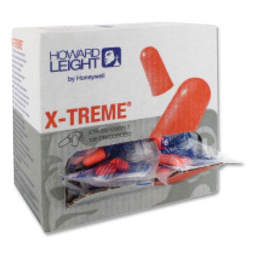 X-TREME Corded Disposable Earplugs, Corded, One Size Fits Most, 32 dB, Orange, 1,000/Carton. Picture 1