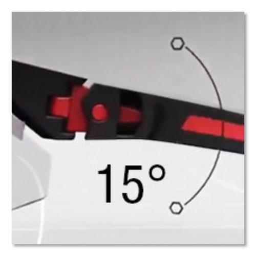 Avatar Safety Glasses, Black/Red Polycarbonate Frame, Gray Polycarbonate Lens. Picture 3