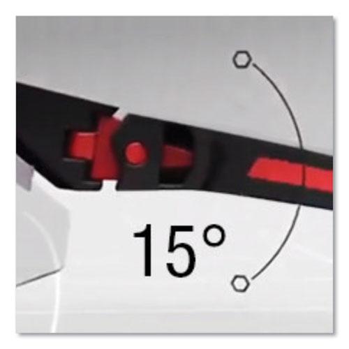 Avatar Safety Glasses, Red/Black Polycarbonate Frame, Clear Polycarbonate Lens. Picture 4