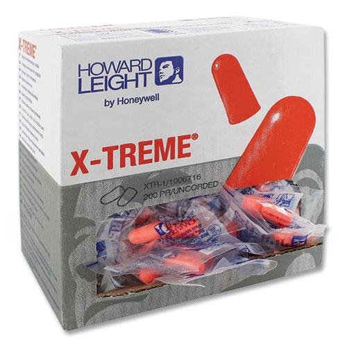 X-TREME Uncorded Disposable Earplugs, Uncorded, One Size Fits Most, 32 dB, Orange, 2,000/Carton. Picture 1
