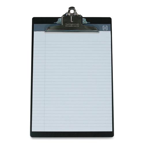 Aluminum Clipboard, 1" Clip Capacity, Holds 8.5 x 11 Sheets, Black. Picture 4