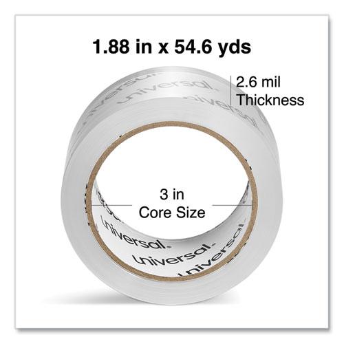Moving and Storage Packing Tape, 3" Core, 1.88" x 54.6 yd, Clear, 6/Pack. Picture 4