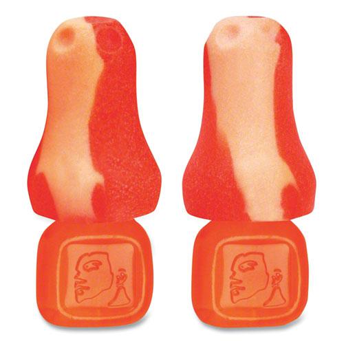 TrustFit Plus Reusable Bell Shaped Uncorded Foam Earplugs, Uncorded, One Size Fits Most, 31 dB NRR, Orange, 1,000/Carton. Picture 1
