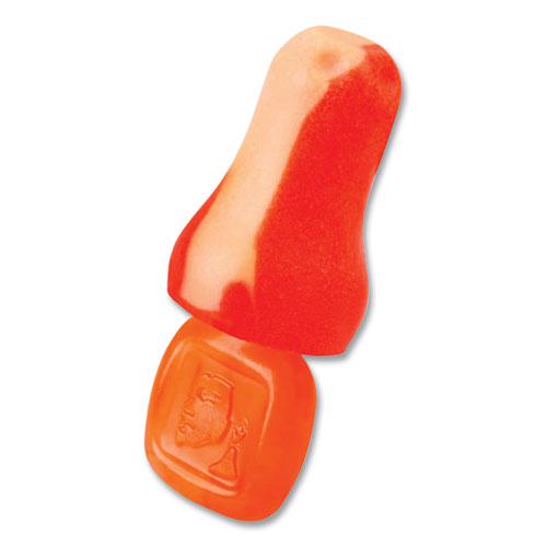 TrustFit Plus Reusable Bell Shaped Uncorded Foam Earplugs, Uncorded, One Size Fits Most, 31 dB NRR, Orange, 1,000/Carton. Picture 4