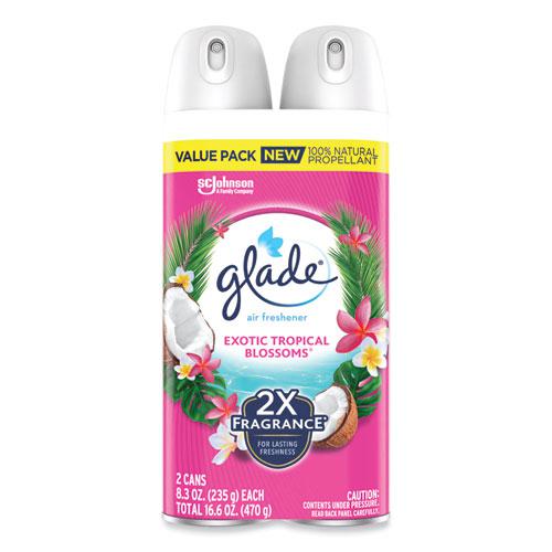 Air Freshener, Tropical Blossoms Scent, 8.3 oz, 2/Pack, 3 Packs/Carton. Picture 1