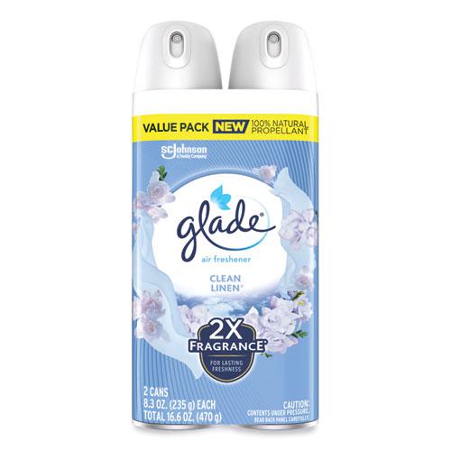 Air Freshener, Clean Linen Scent, 8.3 oz, 2/Pack, 3Packs/Carton. Picture 2