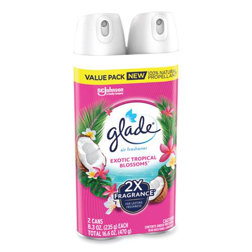Air Freshener, Tropical Blossoms Scent, 8.3 oz, 2/Pack, 3 Packs/Carton. Picture 4