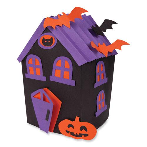 Tru-Ray Construction Paper, 70 lb Text Weight, 9 x 12, Assorted Halloween Colors, 150/Pack. Picture 3