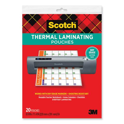 Laminating Pouches, 3 mil, 8.9 x 11.4, Clear, 20/Pack. Picture 1