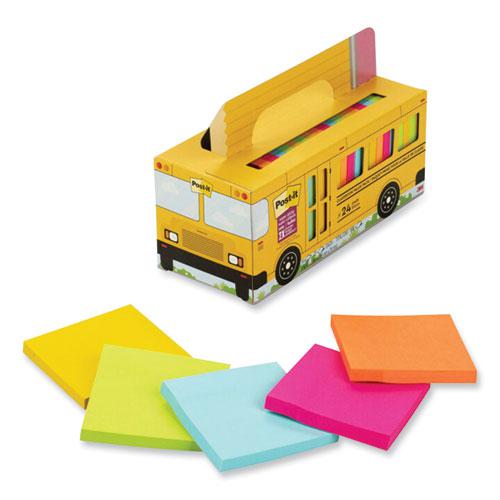 Self-Stick Notes, 3" x 3", Assorted, 70 Sheets/Pad, 24 Pads/Pack. Picture 3