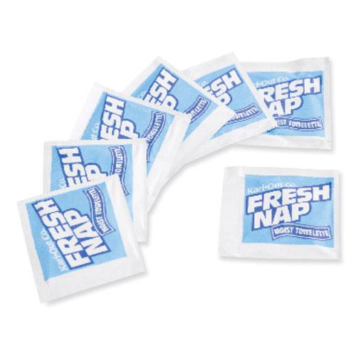 Fresh Nap Moist Towelettes, Individually Wrapped, 7 x 5, Citrus Scent, 1,000/Carton. Picture 3