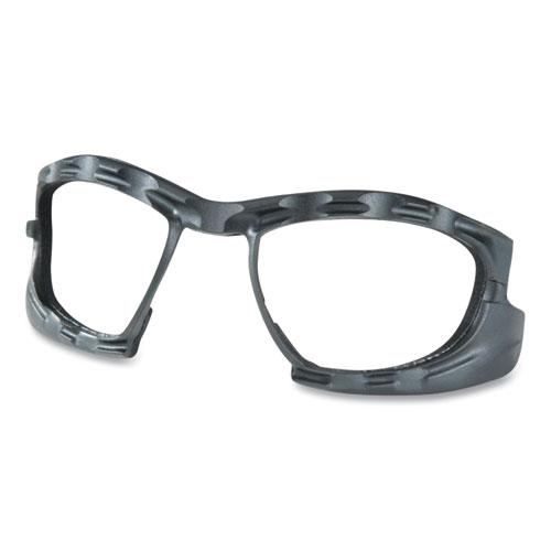 Seismic Sealed Eyewear, Black Polycarbonate Frame, Clear Polycarbonate Lens. Picture 4