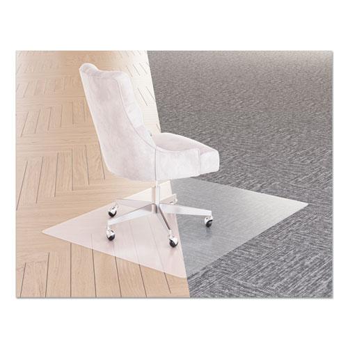 SuperGrip Chair Mat, Rectangular, 48 x 36, Clear, Ships Rolled. Picture 4