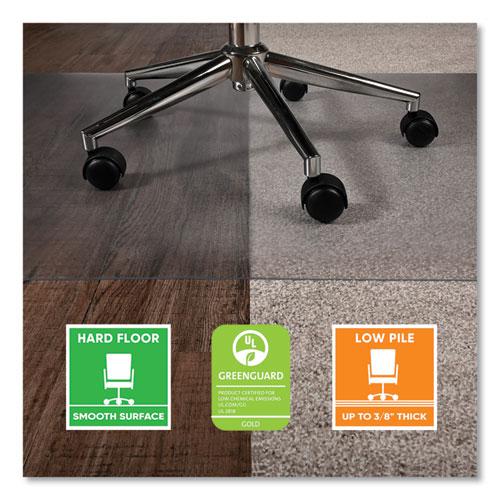 SuperGrip Chair Mat, Rectangular, 48 x 36, Clear, Ships Rolled. Picture 5