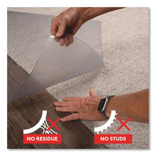 SuperGrip Chair Mat, Rectangular, 48 x 36, Clear, Ships Rolled. Picture 9