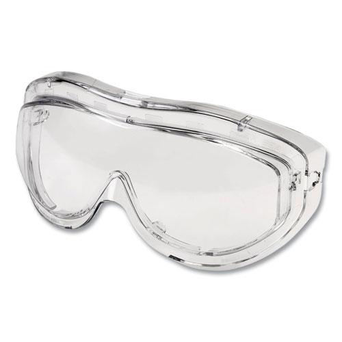 Flex Seal OTG Goggles, Clear HydroShield Anti-Fog/Anti-Scratch Lens, Clear/Navy/Gray Frame. Picture 2