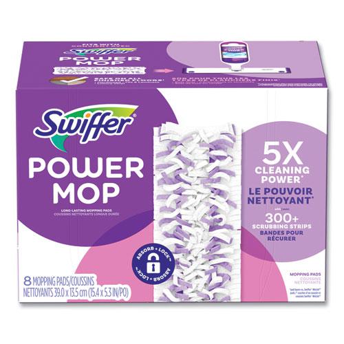 PowerMop Mopping Pads, 15.4 x 5.3, 8/Box, 2 Boxes/Carton. Picture 2