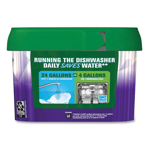 Platinum Plus ActionPacs Dishwasher Detergent Pods, Fresh Scent, 20.7 oz Tub, 38/Tub, 6/Carton. Picture 2