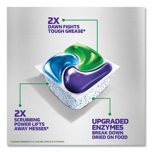 Platinum Plus ActionPacs Dishwasher Detergent Pods, 1.46 oz Bag, 3 Pods/Bag, 30 Bags/Carton. Picture 2