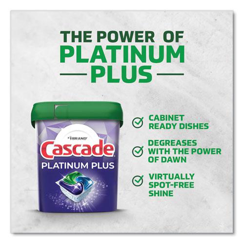 Platinum Plus ActionPacs Dishwasher Detergent Pods, 1.46 oz Bag, 3 Pods/Bag, 30 Bags/Carton. Picture 5
