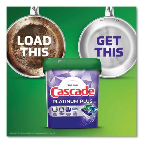 Platinum Plus ActionPacs Dishwasher Detergent Pods, 1.46 oz Bag, 3 Pods/Bag, 30 Bags/Carton. Picture 6