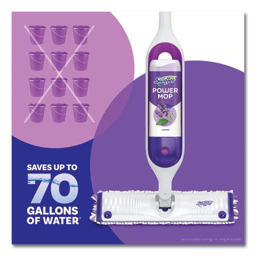 PowerMop Cleaning Solution and Pads Refill Pack, Lavender, 25.3 oz Bottle and 5 Pads per Pack, 4 Packs/Carton. Picture 8